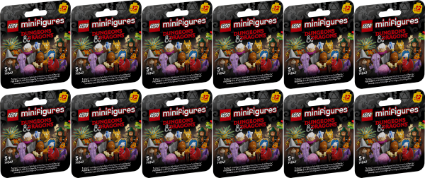 Полный комплект минифигурок LEGO Minifigures 71047 Dungeons & Dragons 12шт